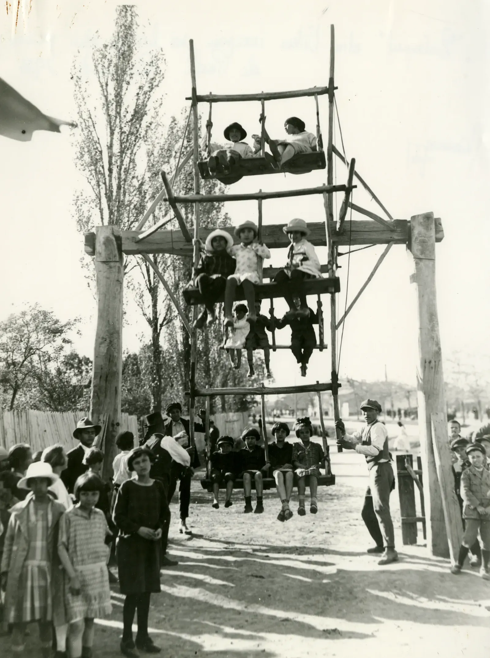 The “dulap”, Vitan’s wooden Easter wheel, running from the first day of Easter, 1934
