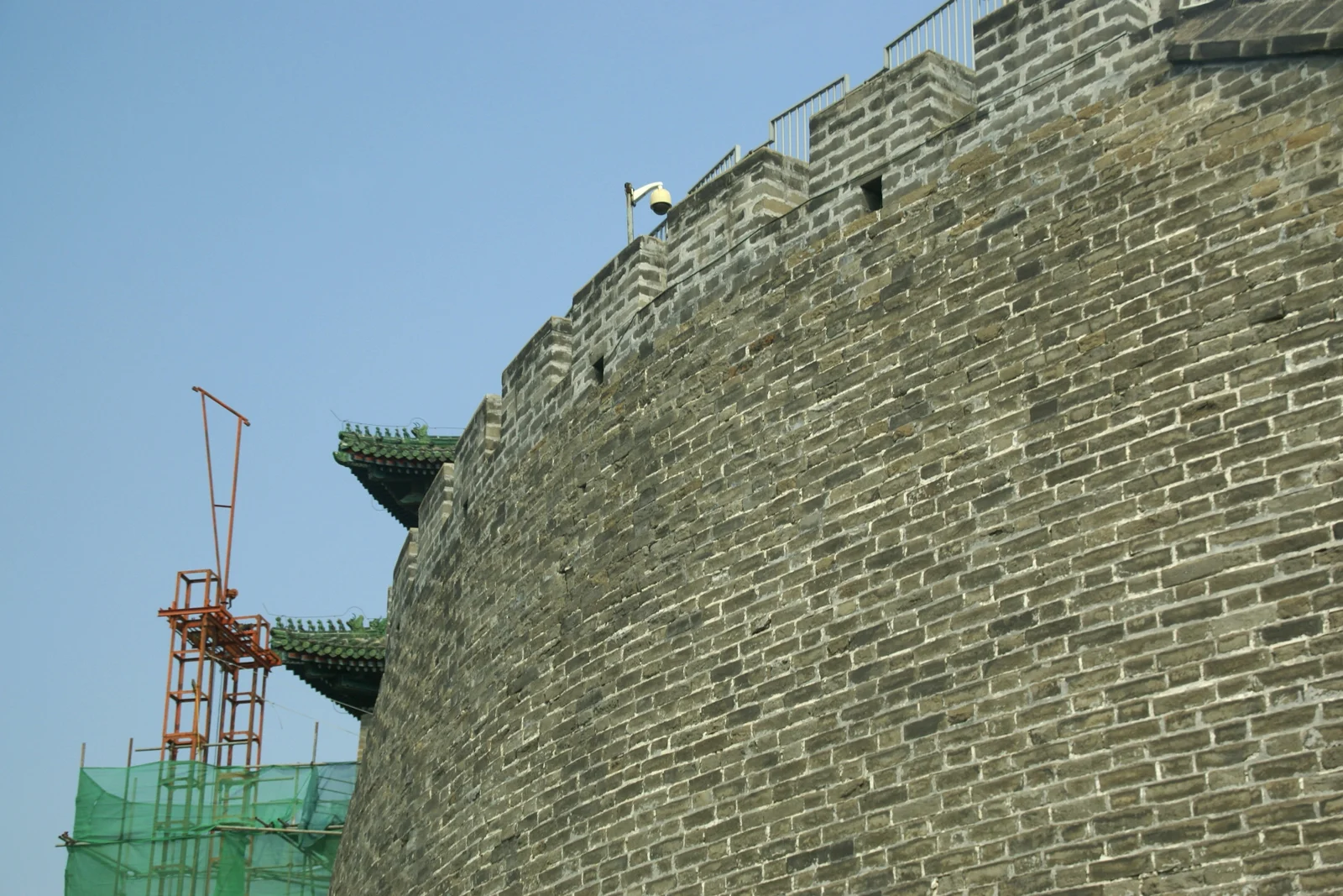 Deshengmen archery tower, photographed in 2014.