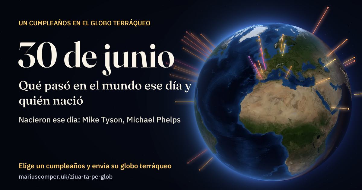 La Tierra el 30 de junio, con los rayos de los acontecimientos del día